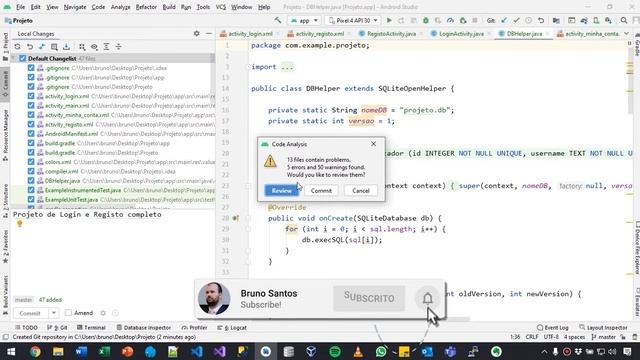 Android Studio 4.1.3 - #69 - App Projeto - Git e GitHub смотреть онлайн