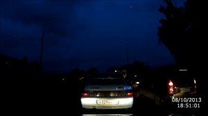 Пенза, пробка на Бакунинском мосту 08-10-13