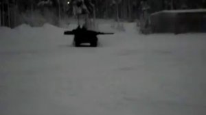 Прикольный дрифт на танке