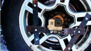 Колесо и GoPro. Залипательное видео. УАЗ Патриот и GoPro