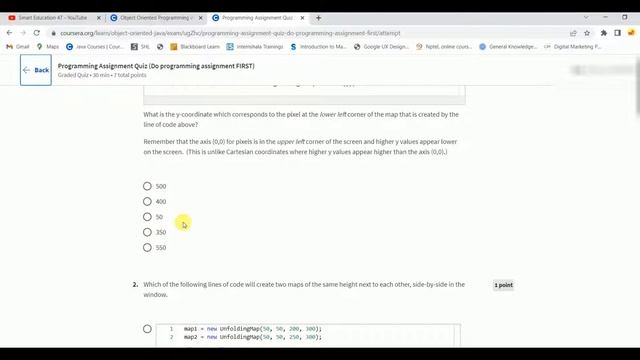 Object Oriented Programming in Java Coursera Answers | Week 2 Answers of Coursera