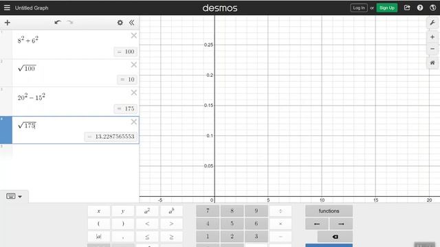 Pythagorean Theorem with Desmos смотреть онлайн