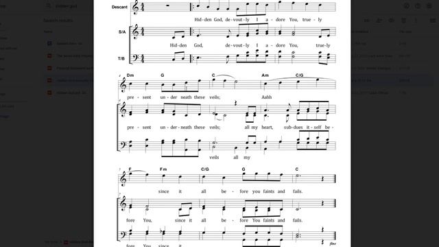 Hidden God by Ferdinand Bautista Soprano Part смотреть онлайн