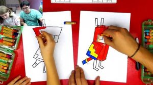 Рисуем КАКАДУШКУ - попугая из Майнкрафта с КАТЕЙ