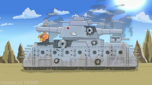 "Clash of the Titans - Soviet Dorian vs Beastion" Cartoons about tanks смотреть онлайн