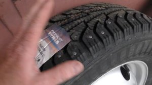 Газель - зимние шипованные шины Nokian Nordman C (покупка).