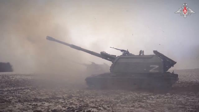 Расчеты самоходных гаубиц «Мста-С» в зоне СВО уничтожают артиллерию и пункты управления ВСУ