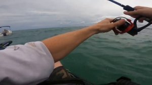 Inshore fishing on my old town kayak