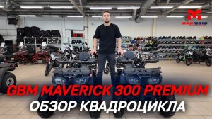 Полный ОБЗОР квадроцикла GBM MAVERICK 300 PREMIUM от MAXMOTO😎