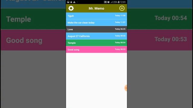 Mr. Memo : Note & Color : Android App