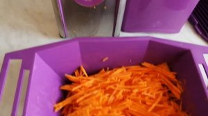 нарезка моркови теркой Бернер
