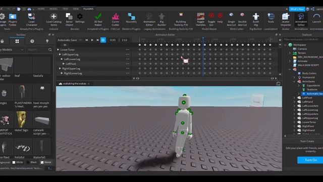 How to add a catwalk animation! Roblox studio смотреть онлайн