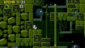 Sonic The Hedgehog - Прохождение (часть 20) Labyrinth Zone акт 3 + босс Labyrinth Zone