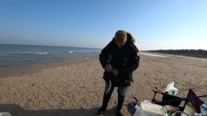 Ловля Камбалы в Балтийском море 2018.