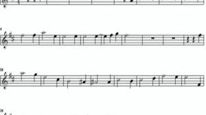 Школьный вальс. Саксофон-Альт.Ноты.