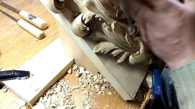 Wood Carving.Brand logo made of wood смотреть онлайн