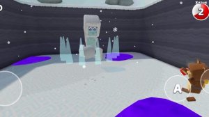 Super Bear Adventure золотые медведи в Снежной долине