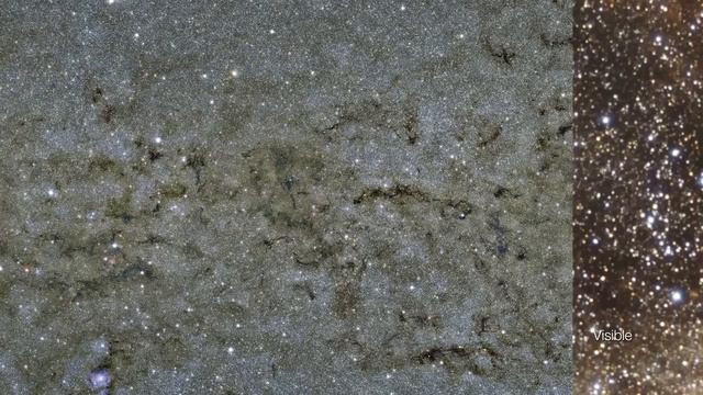 VISTA's Gigapixel View of the Milky Way | Infrared and Visible Light | ESO Astronomy HD Video смотреть онлайн