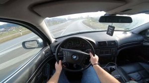 BMW E39 530D 193 HP Facelift (2001) | POV Test Drive Onboard