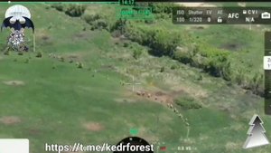 Кадры бегства под огнём толпы боевиков ВСУ из Архангельского, которое практически взяли «🅾️тважные»