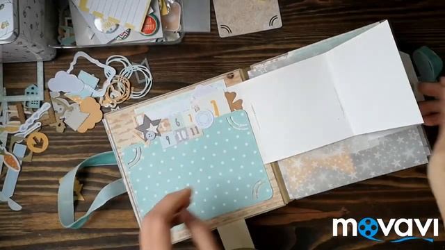 Обзор АЛЬБОМА для мальчика. Скрапбукинг. Творчество смотреть онлайн