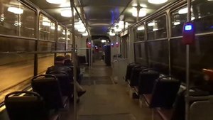 Бело-красный. Трамвай Санкт-Петербурга 8-728: ЛВС-86К б.5001 по №55 (02.10.18)