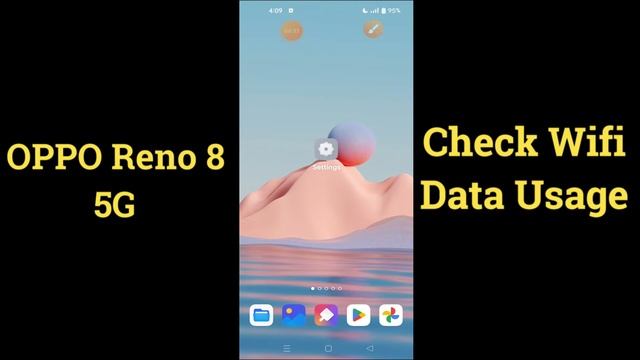 Check Wifi Data Usage Daily or monthly Oppo Reno 8 5g 2023 смотреть онлайн