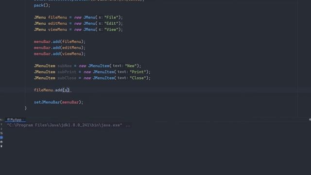 JAVA Swing Part B: Creating menus and sub menus in JFrame смотреть онлайн