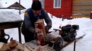 Самодельный дровокол