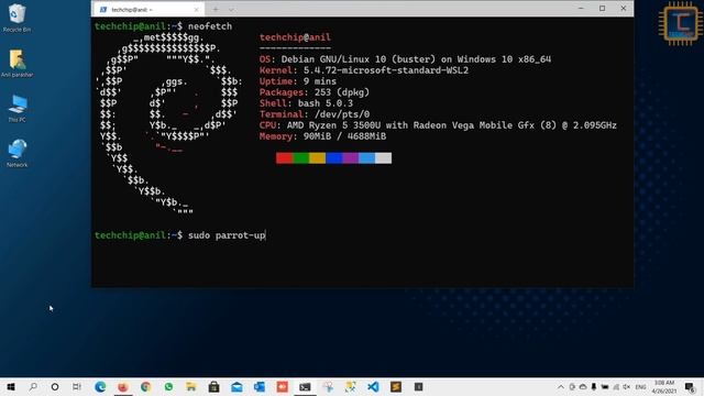 Run Parrot Security OS on Windows 10 Using WSL-2 [Hindi] смотреть онлайн