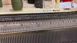 Резинка 1/1 на вязальной машине Важные детали