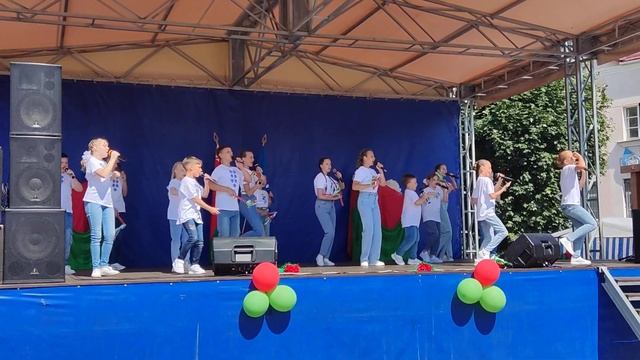 Мы твое будущее, Беларусь, Планета детей СШ №2 г. Лунинец, площадь Ленина, 3 июля