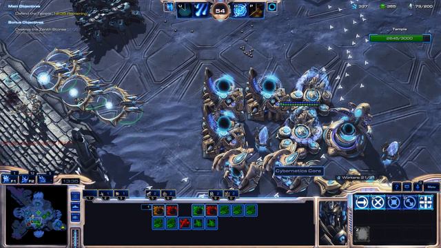 Starcraft 2 Co-Op: Artanis with Nova on Temple Brutal vs Swarmy Zerg смотреть онлайн
