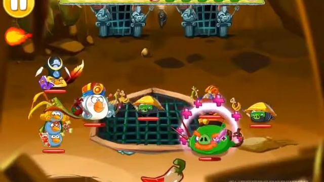 Angry Birds Epic - Chronicle Cave 1: Burning Plain 4 Walkthrough Gameplay смотреть онлайн