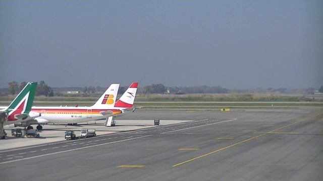 Timelapse @Roma Fiumicino Leonardo Da Vinci International Airport | LIRF - FCO | смотреть онлайн