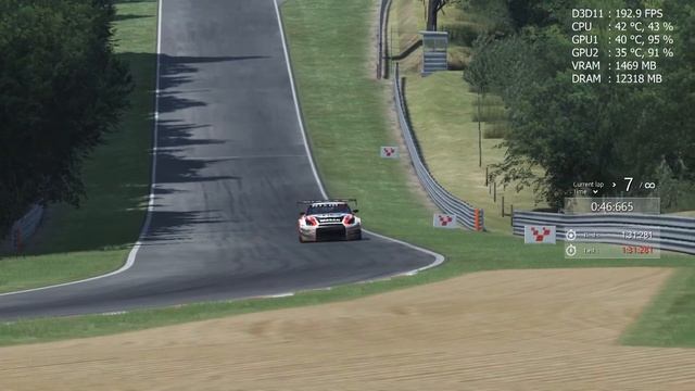 【Assetto】Nissan GT-R Nismo GT3 @BrandsHatch【Corsa】 смотреть онлайн