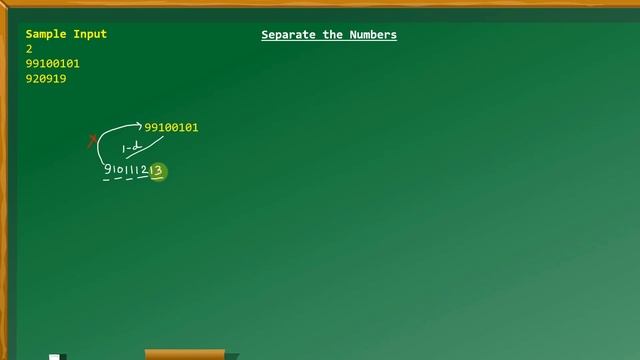 Separate the Numbers HackerRank Solution