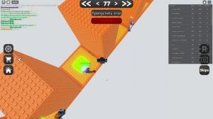 перепрыгиваем через стены Roblox!!!