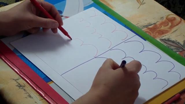 Занятие по развитию интеллекта "Полушарное рисование"