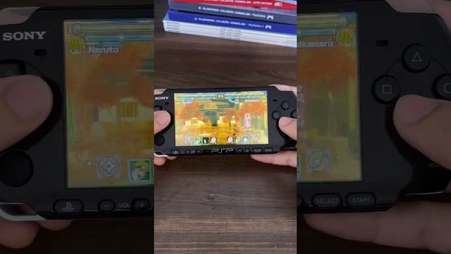 How Naruto Ultimate Ninja Heroes is on a real PSP