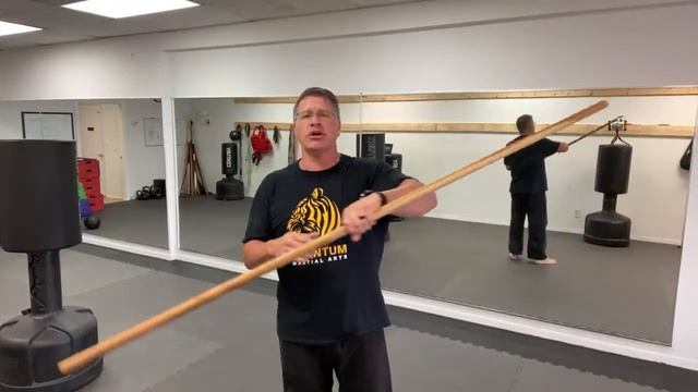 How to fight with sticks - Bo staff training at home for beginners смотреть онлайн