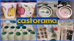 Касторама. Посуда со скидками, керамические горшки, часы и немного текстиля для кухни.
