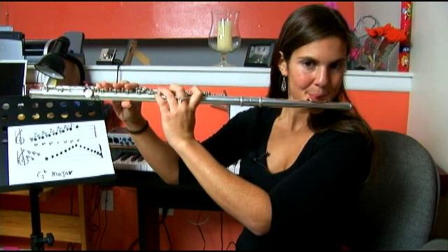 Playing Flute Scales in G Flat Major : How Does a G Flat Major Scale Sound on a Flute смотреть онлайн