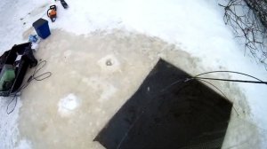 Зимняя рыбалка. Рыбалка на паук зимой.