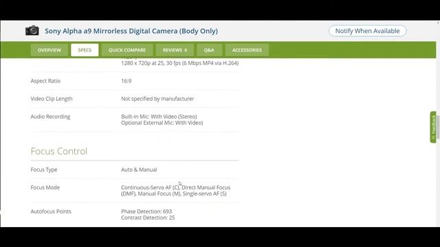 The New Sony A9 Full Frame Mirrorless Camera (Discussion) смотреть онлайн