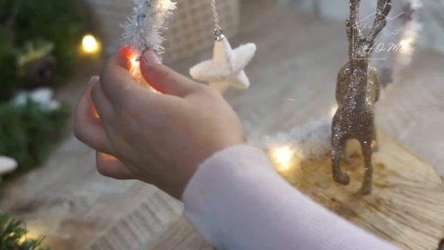 DIY ОРИГИНАЛЬНЫЙ НОВОГОДНИЙ ПОДСВЕЧНИК С ГИРЛЯНДОЙ / НОВОГОДНИЙ ДЕКОР