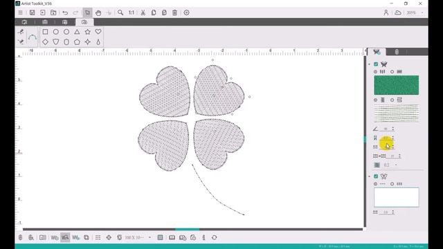 Artist Toolkit Tutorial - Filling the stitches for drawing shapes