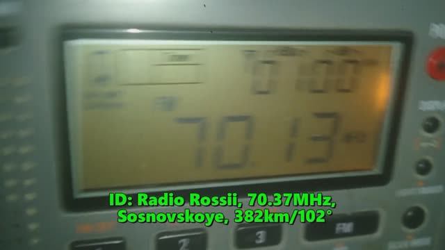 20.06.2020 15:03UTC, [Tropo, OIRT], Р. России, Сосновское, 70.37МГц, 372км, Родники, 70.13МГц, 279км