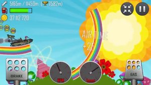 Hill Climb Racing: Super Off-Road 8978m on Rainbow