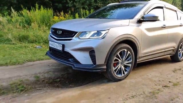 Передний Сплиттер Geely Coolray на лёгком бездорожье / Проходимость спортивного бампера SX11/Binyue